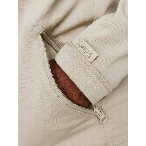 Jack & Jones Cloud Sweat Zip Hood - Crockery