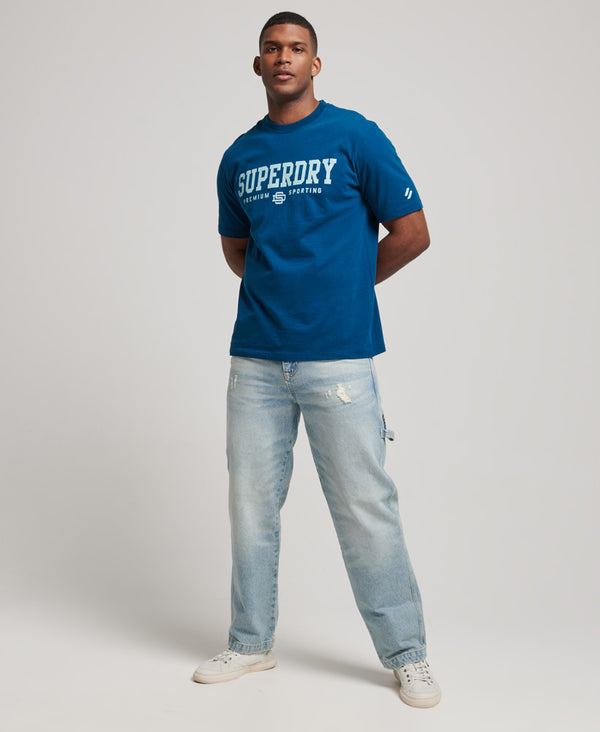 Superdry Code Core Sport Tee - Sailor Blue [ XXL ]