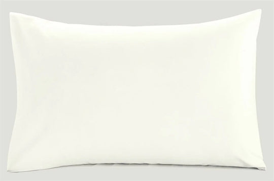 Sleepdown 100% Brushed Cotton Pillowcase Pair - Cream
