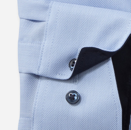 Olymp Modern Fit Shirt Blue Print 0400-64-10