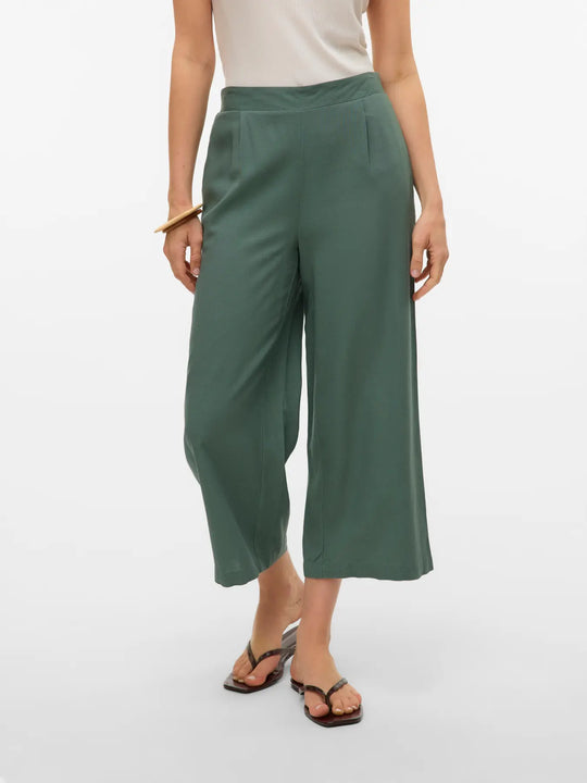 Vero Moda MyMilo High Waist Culotte Pants - Laurel Wreath