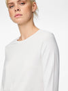 Pieces Sirene Long Sleeve Top - Bright White