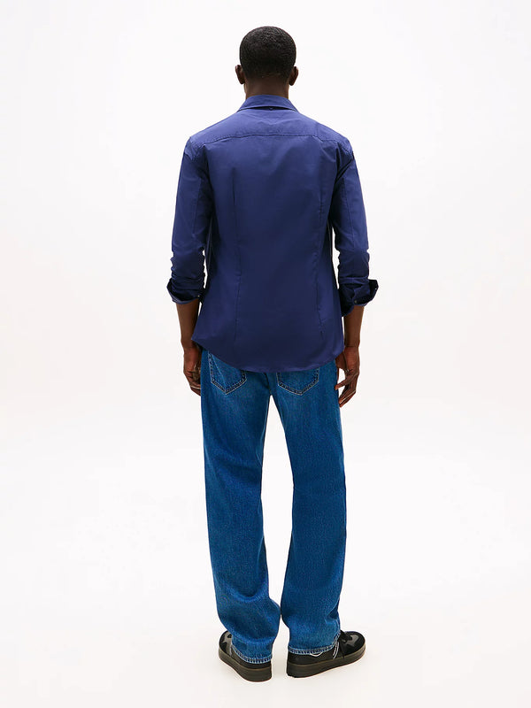 Tommy Jeans Original Stretch Shirt - Black Iris