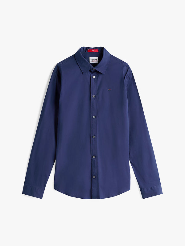 Tommy Jeans Original Stretch Shirt - Black Iris