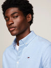Tommy Jeans Slim Stretch Oxford Shirt - Perfume Blue