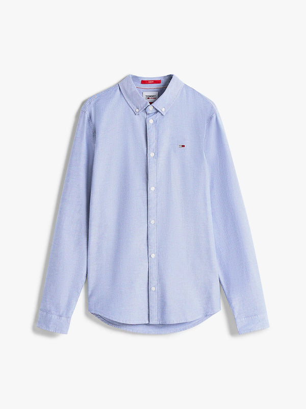 Tommy Jeans Slim Stretch Oxford Shirt - Twilight Navy