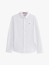 Tommy Jeans Slim Stretch Oxford Shirt - White