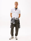 Tommy Jeans Slim Placket Polo - White