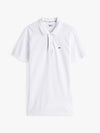 Tommy Jeans Slim Placket Polo - White