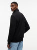 Tommy Jeans Regular Fleece 1/4 Zip - Black
