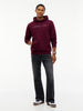 Tommy Jeans Reg Linear Logo Hoodie - Calypso Berry