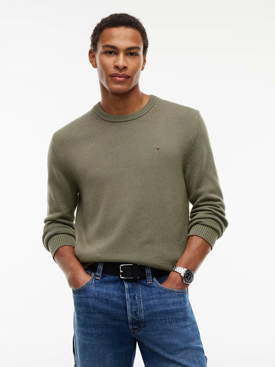 Tommy Jeans Slim Essential Sweater - Rocky Mountain