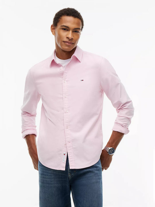 Tommy Jeans Slim Oxford Shirt - Rose Tea