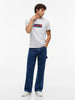 Tommy Jeans Reg Signature Tee - Ice Grey Heather