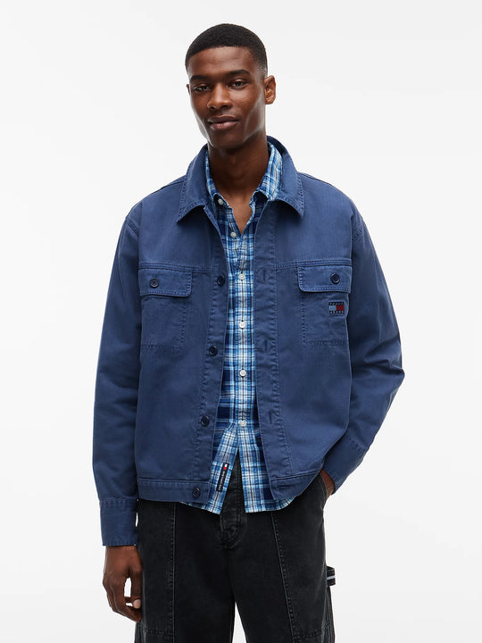 Tommy Jeans Essential Overshirt - Basic Navy