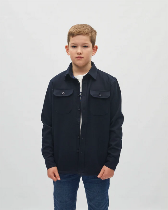 Diesel Boys Duncan Overshirt - Navy [Size 13]