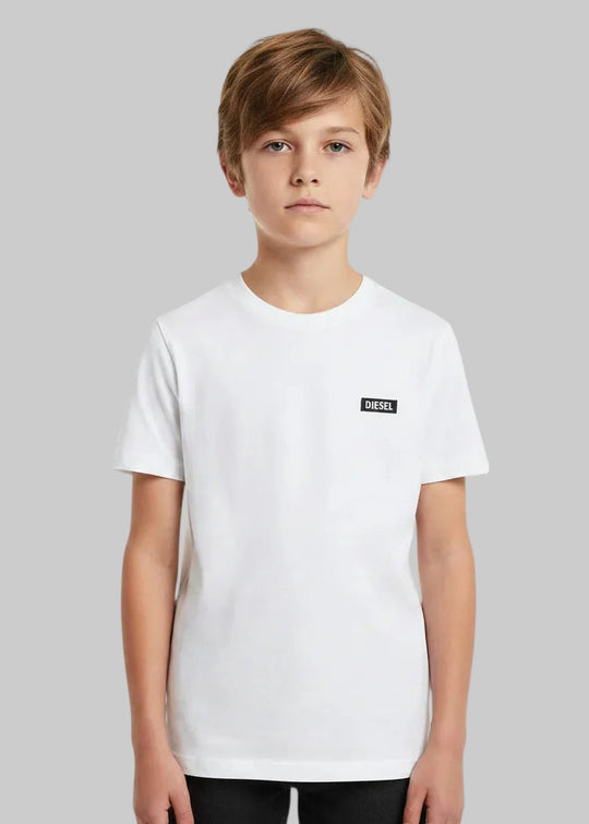 Diesel Boys Dane Tee - White