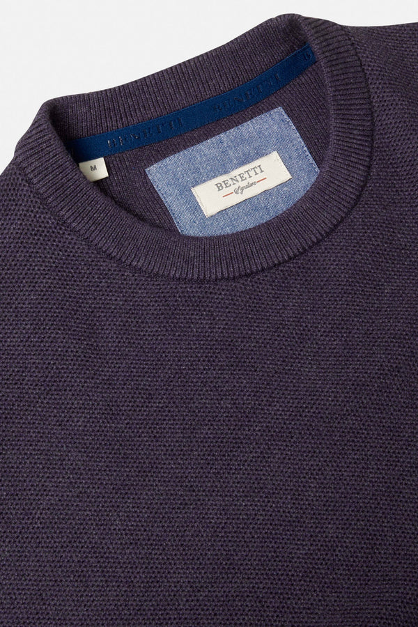 Benetti Dawson Crew Neck - Grape