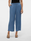 Vero Moda Bree Mid Rise Wide Culotte - Medium Blue Denim