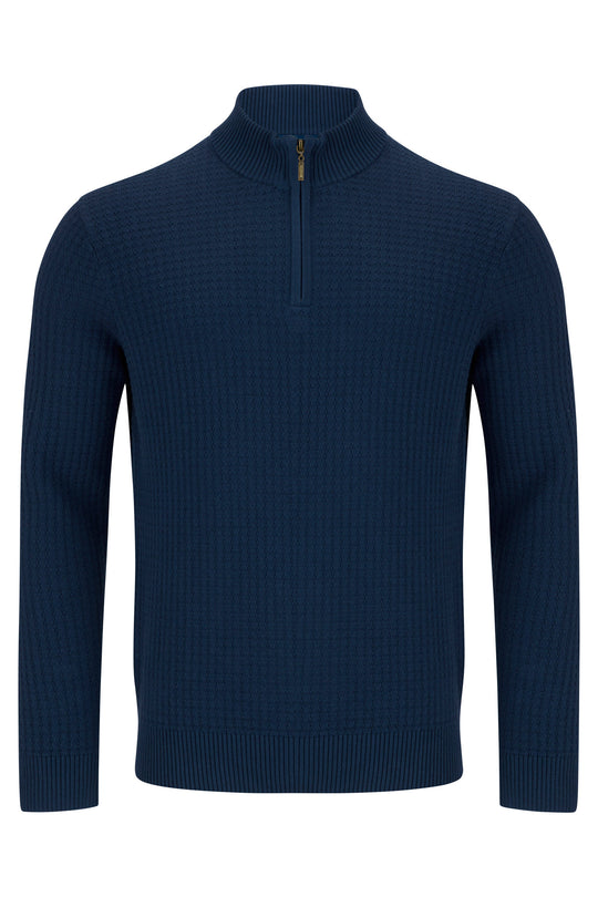 Benetti Ellis 1/4 Zip - Indigo