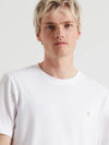 Farah Danny Regular Short Sleeve Tee - White