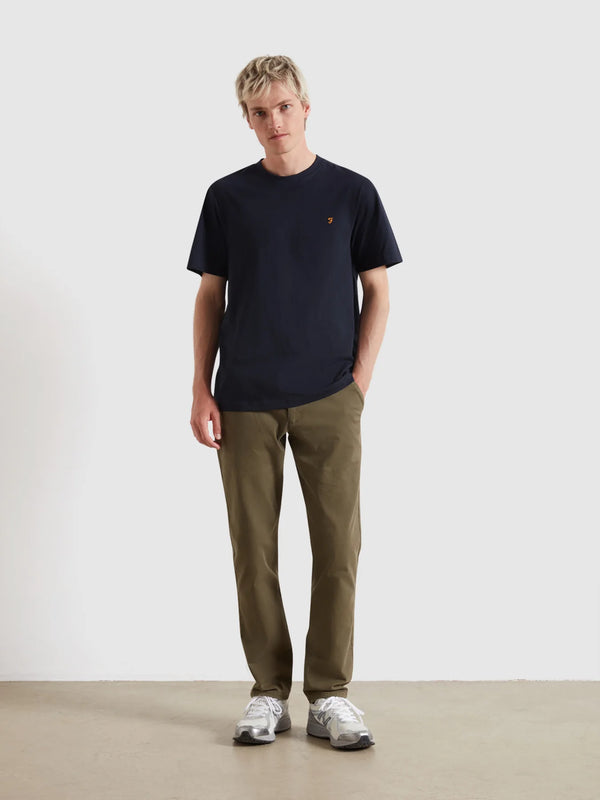 Farah Danny Regular Short Sleeve Tee - True Navy