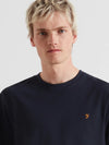 Farah Danny Regular Short Sleeve Tee - True Navy