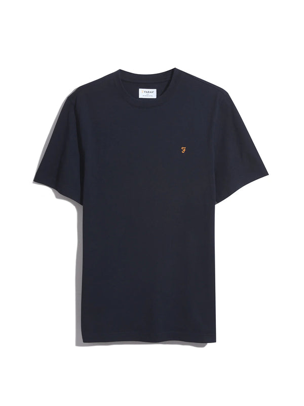 Farah Danny Regular Short Sleeve Tee - True Navy
