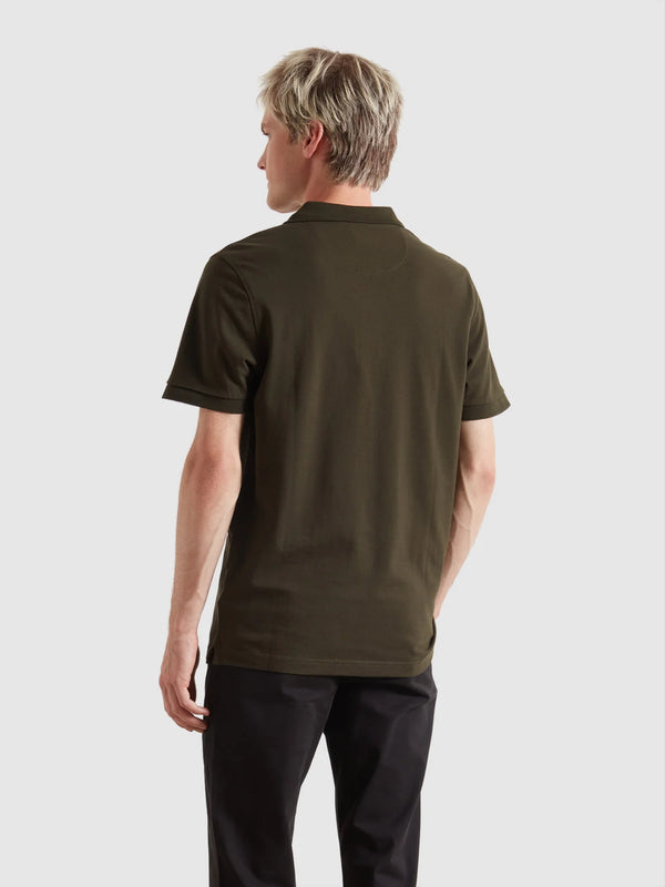 Farah Blanes Short Sleeve Polo - Evergreen
