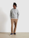 Farah Jim 1/4 Zip - Light Grey Marl