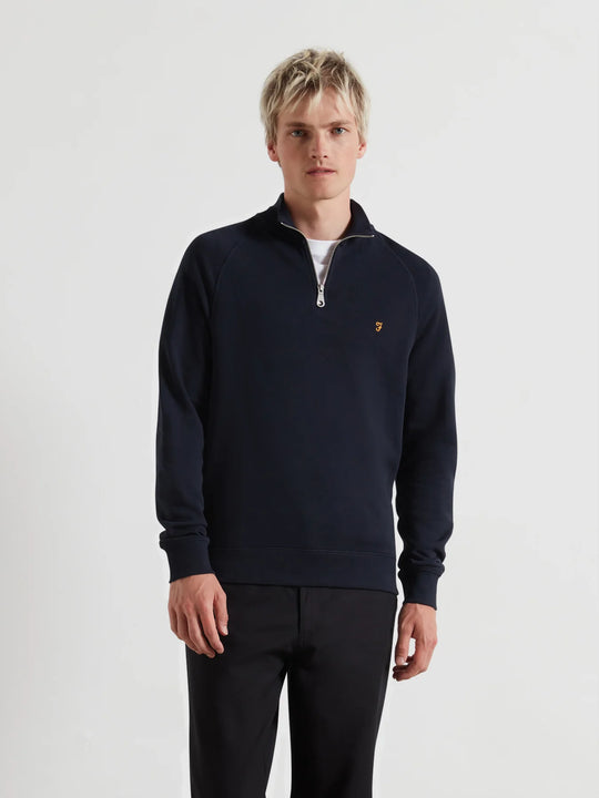 Farah Jim 1/4 Zip - True Navy
