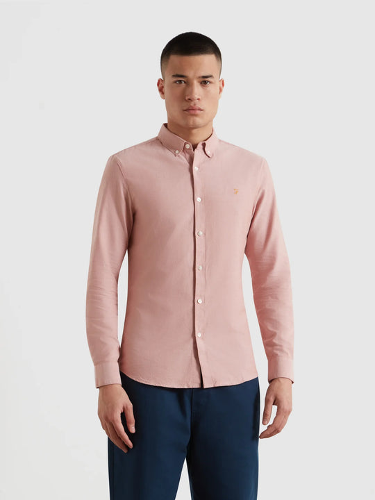 Farah Brewer Shirt - Coral Reef