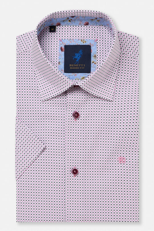 Benetti Finn Short Sleeve Shirt - Pink