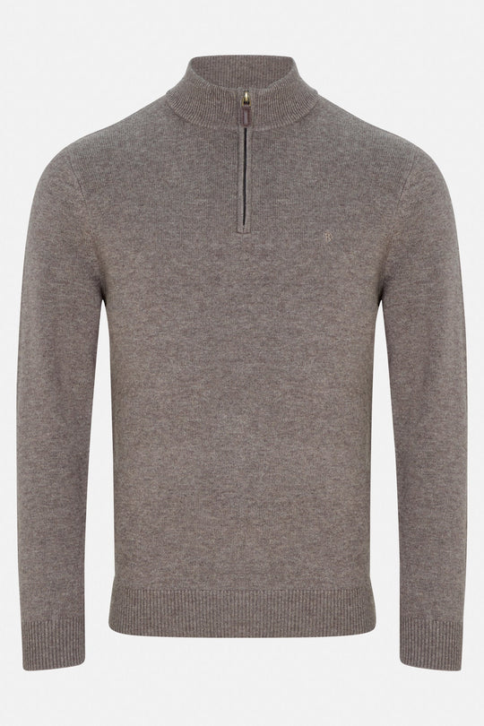 Benetti Franco 1/4 Zip - Brown