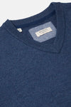 Benetti Franco V-Neck Knitwear - Indigo