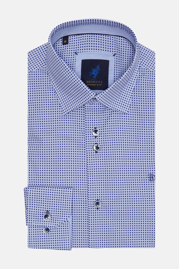 Benetti Frank Long Sleeve Shirt - Indigo