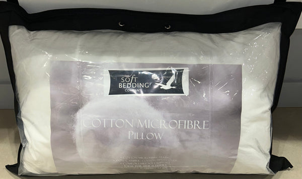 The Soft Bedding Company Cotton Microfibre Pillow