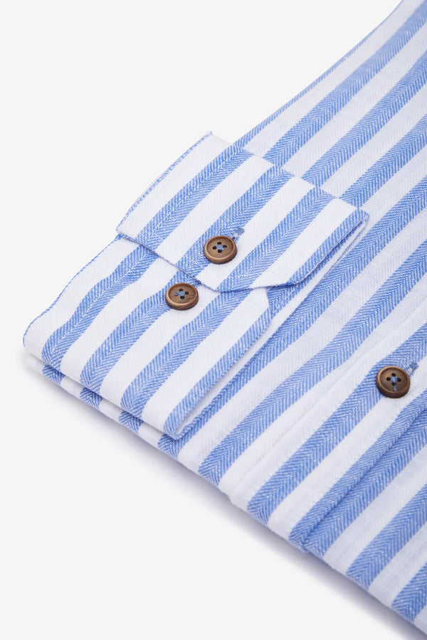Benetti Fulton Modern Fit Shirt  - Royal