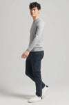 Superdry Vintage EMB Cotton/Cash Crew - Fog Grey Marl