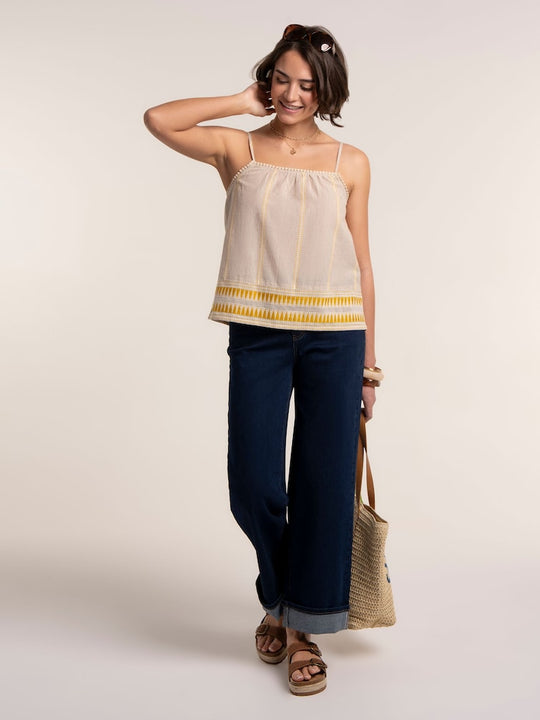 Brakeburn Haeun Vest - Cream