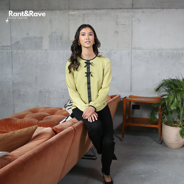 Rant & Rave Isha Top - Lime Green
