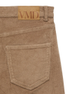 Vero Moda Tessa High Rise Wide Corduroy Pants - Silver Mink