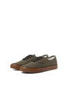 Jack & Jones Curtis Canvas Trainer - Olive Night/Gumsole