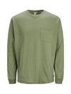 Jack & Jones Tanby L/S Tee - Deep Lichen Green