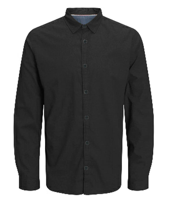 Jack & Jones Twill Solid Shirt - Black