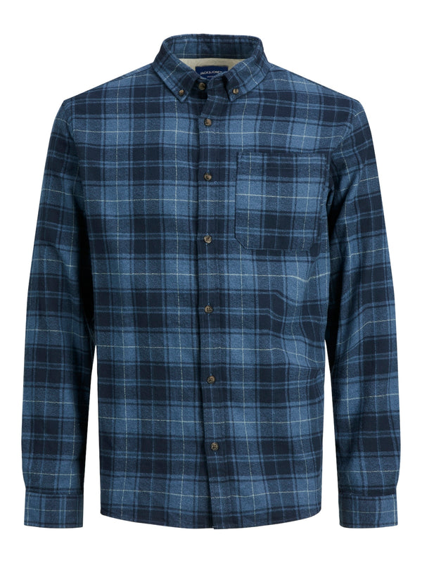 Jack & Jones Owen Grindle Shirt - Navy Blazer