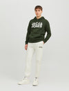 Jack & Jones Gordon Josh Sweat Pants - White Melange