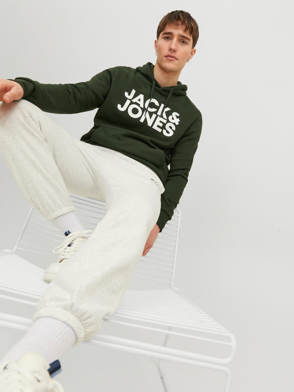 Jack & Jones Gordon Josh Sweat Pants - White Melange