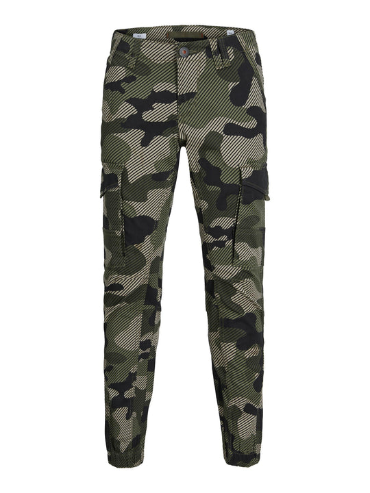 Jack & Jones Boys Paul Flake Camo - Four Leaf Clover
