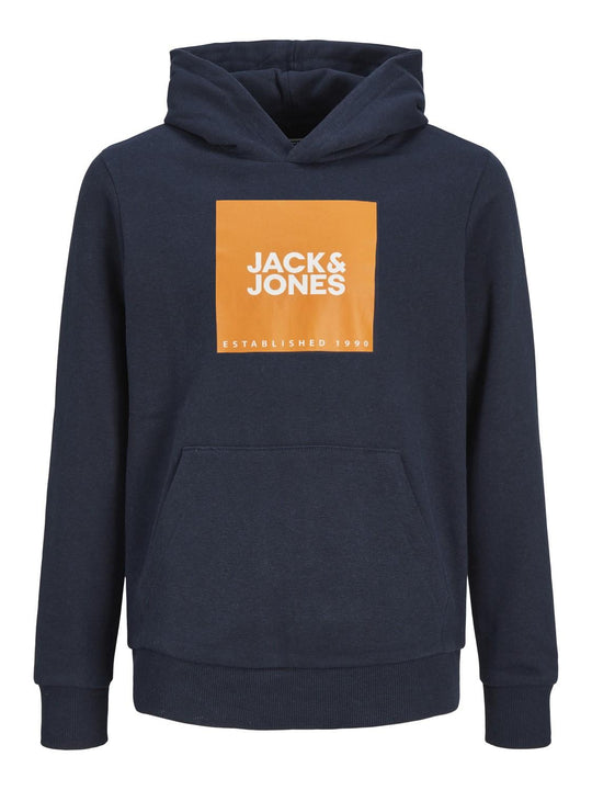 Jack & Jones Boys Lock Sweat Hood - Navy Blazer